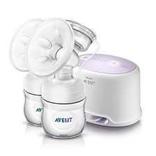 משאבת חלב חשמלית Comfort Double ופטמות Philips Avent