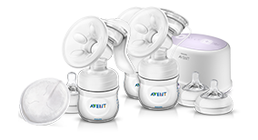 משאבת חלב חשמלית ידנית ופטמות של Philips Avent