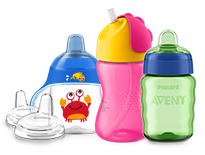 כוסות עם פייה לפעוטות ממשפחת Philips Avent